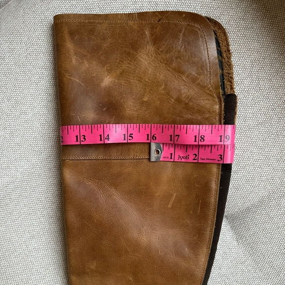 FLY LONDON Leather Tall Brown OTK Boot - Size 37 - Picture 10 of 11